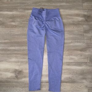 NVGTN High-Waisted Purple Leggings ruched M